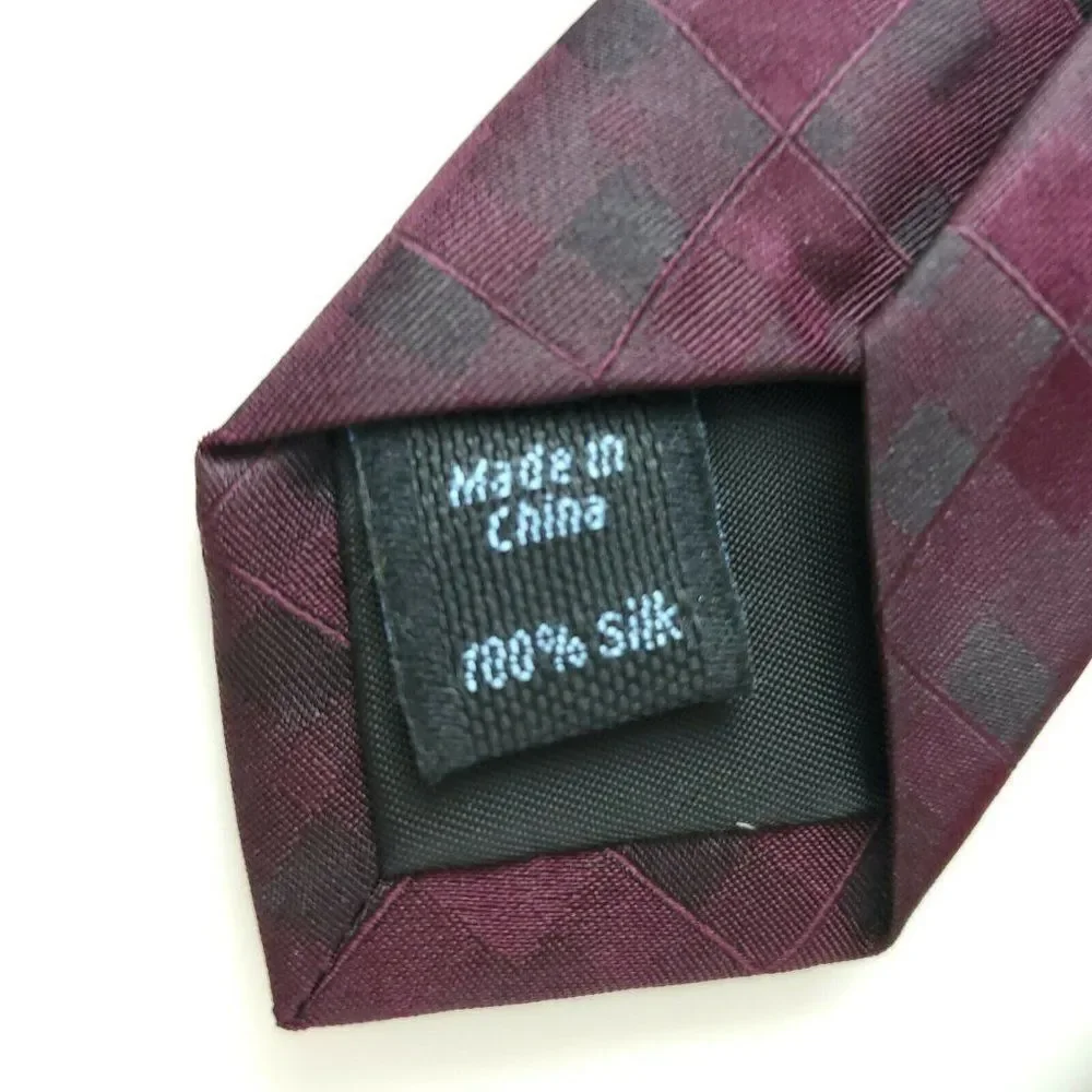 Marc Anthony Purple Skinny Silk Tie‎ 56 2 7/8